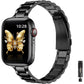 Slim Metal Band Compatible for Apple Watch Band 49Mm 46Mm 45Mm 44Mm 42Mm 41Mm 40Mm 38Mm, Premium Stainless Steel Apple Watch Strap for Iwatch Ultra 2/1 Series 10 9 8 7 6 5 4 3 2 1 SE