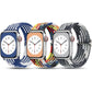 Stretchy Nylon Bands Compatible with Apple Watch Band 38Mm 40Mm 41Mm 42Mm for Women Men, Adjustable Breathable Elastic Sport Strap Solo Loop for Apple Watch SE Iwatch Series 10 9 8 7 6 5 4 3 2