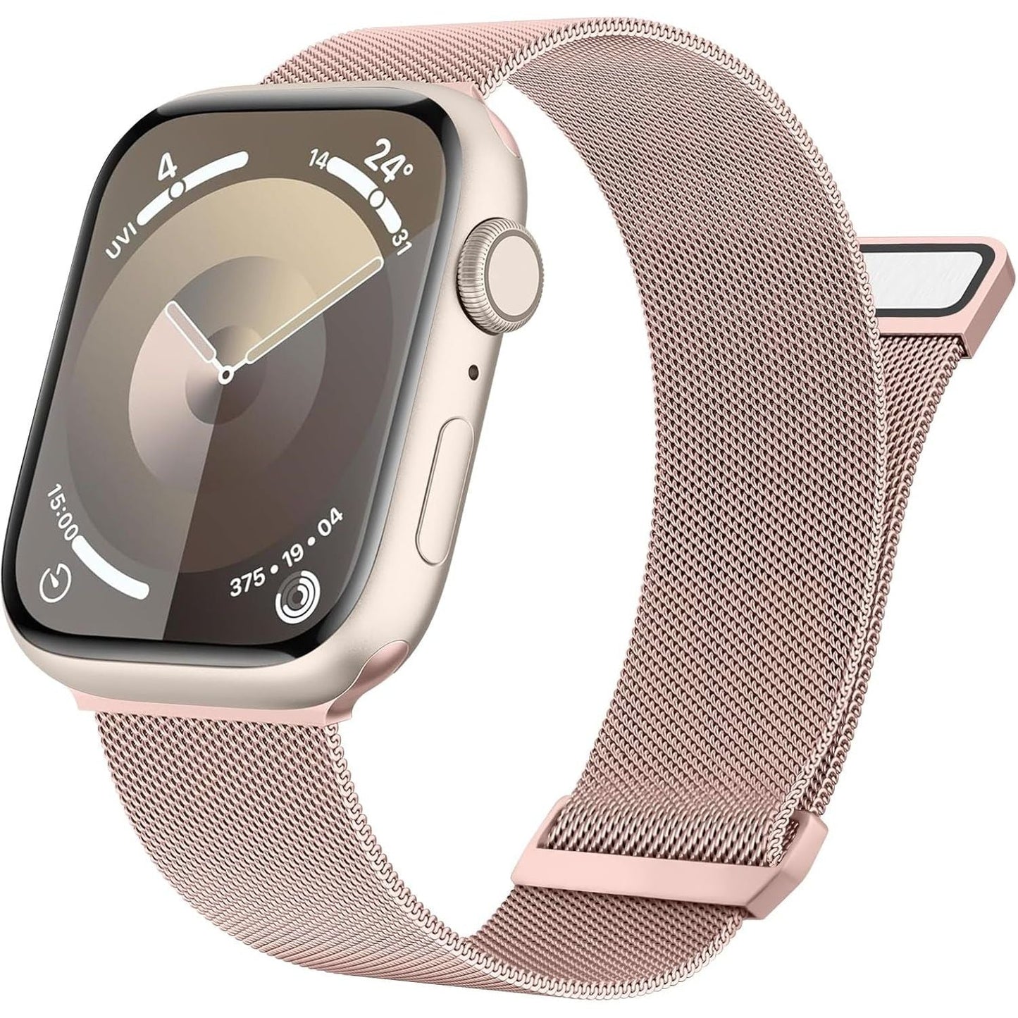 Metal Bands for Apple Watch Bands 49Mm 45Mm 44Mm 42Mm 41Mm 40Mm 38Mm Women Men, Stainless Steel Loop Magnetic Milanese Mesh Strap for Apple Watch Ultra Iwatch Series 9/8/7/SE/6/5/4/3/2/1