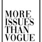 More Issues than Vogue White