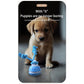 Blue 2-pcs Interactive Dog Toy - Self-Moving Ball with Rope, Boredom Buster