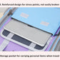Blue And Purple Portable Pet Carrier Backpack - Spacious, Breathable, and Travel-Friendly for Cats and Small Dogs