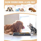 Blue Multi-Functional Pet Slow Feeder Lick Mat - Durable Food-Grade Silicone Anti-Bite Bowl for Dogs
