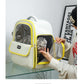 Blue Pet Carrier Backpack - Space Capsule Design for Cats & Small Dogs