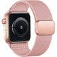 Magnetic Stretchy for Apple Watch Band 46Mm 42Mm 45Mm 44Mm 40Mm 49Mm 41Mm 38Mm Women Men,Nylon Sport Loop Elastic Adjustable Strap for Apple Watch Se/2Nd/Iwatch Ultra/Ultra 2 Series 10/9/8/7/6/5/4/3/2/1
