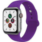For Apple Watch Band 38Mm 40Mm 41Mm 42Mm 44Mm 45Mm 46Mm 49Mm Soft Silicone Sport Strap Compatible for Apple Iwatch Ultra 2 Ultra Series 10/9/8/7/6/5/4/3/2/SE 2/Se(White,38/40/41/42Mm(Series 10)-S/M)