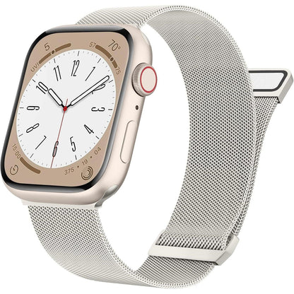 Metal Bands for Apple Watch Bands 49Mm 45Mm 44Mm 42Mm 41Mm 40Mm 38Mm Women Men, Stainless Steel Loop Magnetic Milanese Mesh Strap for Apple Watch Ultra Iwatch Series 9/8/7/SE/6/5/4/3/2/1