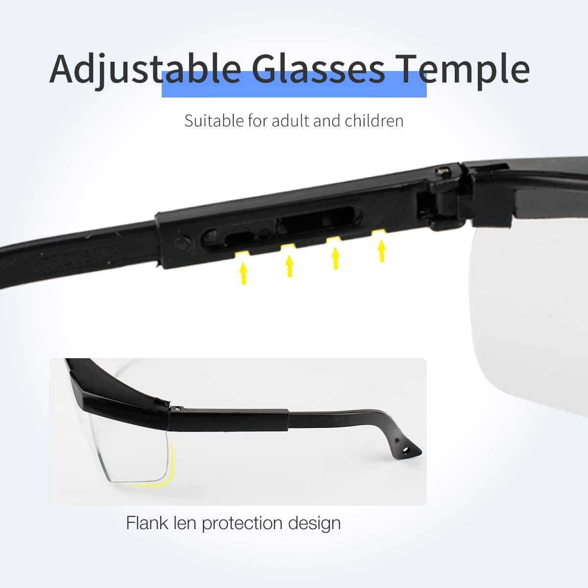 Safety Goggles Protective Eyewear Goggles, anti Droplet Debris Googles for Work Lab