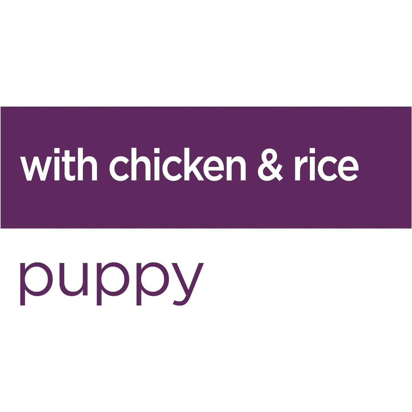 Chicken and Rice Wet Puppy Food, 12 Cans, Medium
