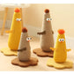 Coffee Adorable Chick Cat Scratching Post - Durable Sisal Rope Scratcher Toy for Cats & Kittens