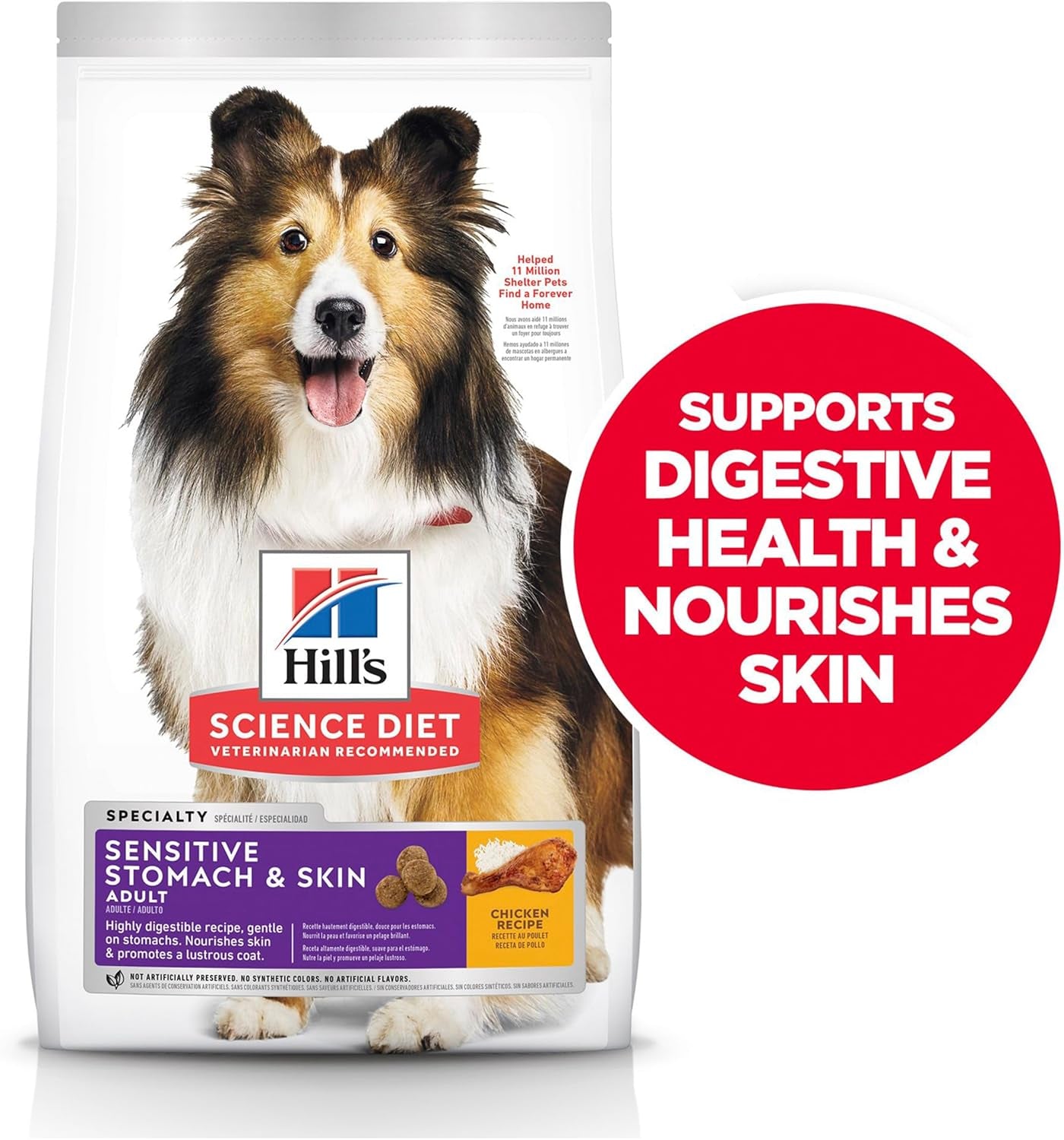 Science Diet Sensitive Stomach & Skin Adult Dog Food 1.81Kg