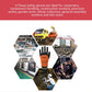 Safety Garden Gloves for Men Work Gloves with Palm Coated Breathable Rubber Coated Gardening Gloves Outdoor Protective Porter Working Gloves Large Size Mechanic Gloves Construction Gloves for Men