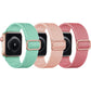 Stretchy Nylon Bands Compatible with Apple Watch Band 38Mm 40Mm 41Mm 42Mm for Women Men, Adjustable Breathable Elastic Sport Strap Solo Loop for Apple Watch SE Iwatch Series 10 9 8 7 6 5 4 3 2