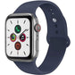 For Apple Watch Band 38Mm 40Mm 41Mm 42Mm 44Mm 45Mm 46Mm 49Mm Soft Silicone Sport Strap Compatible for Apple Iwatch Ultra 2 Ultra Series 10/9/8/7/6/5/4/3/2/SE 2/Se(White,38/40/41/42Mm(Series 10)-S/M)