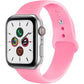 For Apple Watch Band 38Mm 40Mm 41Mm 42Mm 44Mm 45Mm 46Mm 49Mm Soft Silicone Sport Strap Compatible for Apple Iwatch Ultra 2 Ultra Series 10/9/8/7/6/5/4/3/2/SE 2/Se(White,38/40/41/42Mm(Series 10)-S/M)