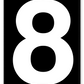 helvetica 8 scandi framed art wall 