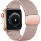 Magnetic Stretchy for Apple Watch Band 46Mm 42Mm 45Mm 44Mm 40Mm 49Mm 41Mm 38Mm Women Men,Nylon Sport Loop Elastic Adjustable Strap for Apple Watch Se/2Nd/Iwatch Ultra/Ultra 2 Series 10/9/8/7/6/5/4/3/2/1