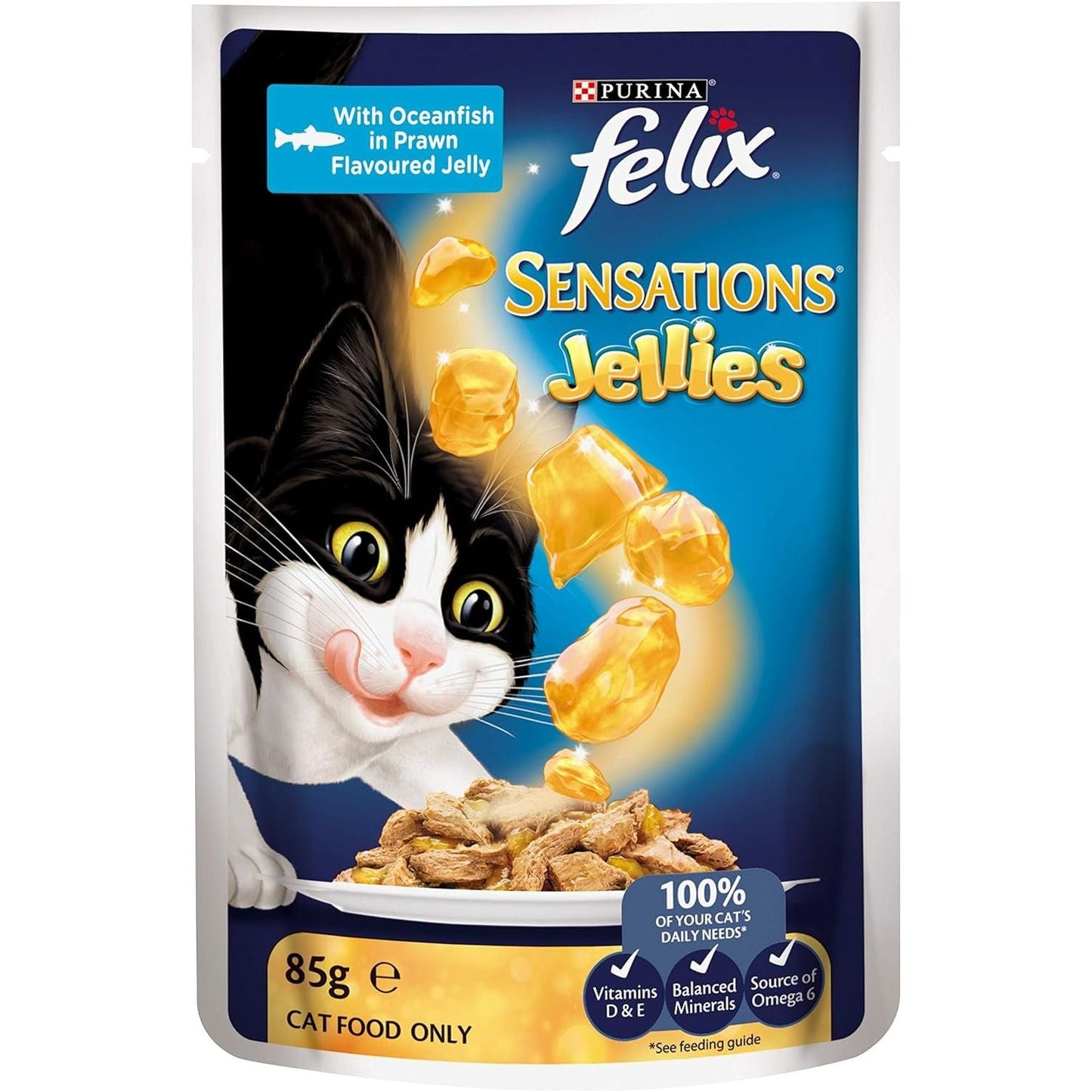 Sensations Adult Wet Cat Food Favourites Menu Jellies 60X85G
