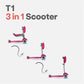 T1 3-In-1 Toddler Kids Scooter for Boys & Girls