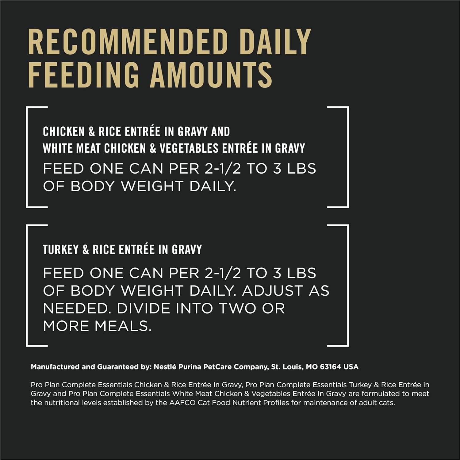 PRO PLAN Adult Wet Cat Food Poultry Favourites in Gravy Variety Pack 24X85G