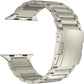 Titanium Wristband,Metal Strap with Tortoise Buckle,Compatible with Apple Watch Series 10/9/Ultra 2/SE/8/7[2024] (46Mm/45Mm/44/49Mm,Black)