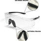 Safety Glasses anti Fog Extra Vision with Side Shields - Multi Purpose | anti Scratch - Impact Resistant | Eye Protection Clear Glasses Protective Glasses Safety Goggles Shooting Glasses