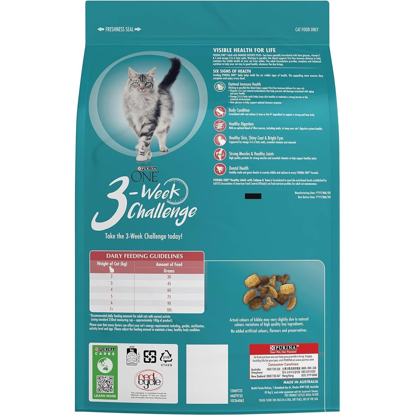 Adult Dry Cat Food Immune Defence Plus+ Salmon & Tuna 3Kg
