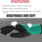 Safety Garden Gloves for Men Work Gloves with Palm Coated Breathable Rubber Coated Gardening Gloves Outdoor Protective Porter Working Gloves Large Size Mechanic Gloves Construction Gloves for Men