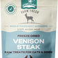 Freeze Dried Venison Steak Raw Treats for Cats and Dogs 80 G