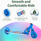 V2 Scooters for Kids with Light-Up Wheels & Stem & Deck, 2 Wheel Folding Scooter for Girls Boys Ages 3-12, 3 Adjustable Height, Non-Slip Pattern Deck, Kick Scooter for Children