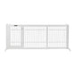 Freestanding Retractable Dog Barrier with Gate Small