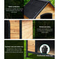 i.Pet Dog Kennel Extra Large Wooden Outdoor House Pet Puppy House XL Crate Cabin Waterproof
