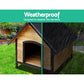 i.Pet Dog Kennel Extra Large Wooden Outdoor House Pet Puppy House XL Crate Cabin Waterproof