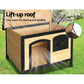 i.Pet Dog Kennel Extra Large Wooden Outdoor Indoor Puppy Pet House Cabin Crate Weatherproof