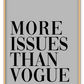 More Issues than Vogue Grey