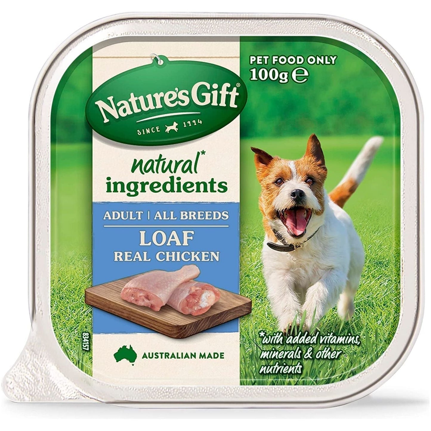 Loaf Real Chicken Adult Dog Wet Food 100G (Pack of 24)