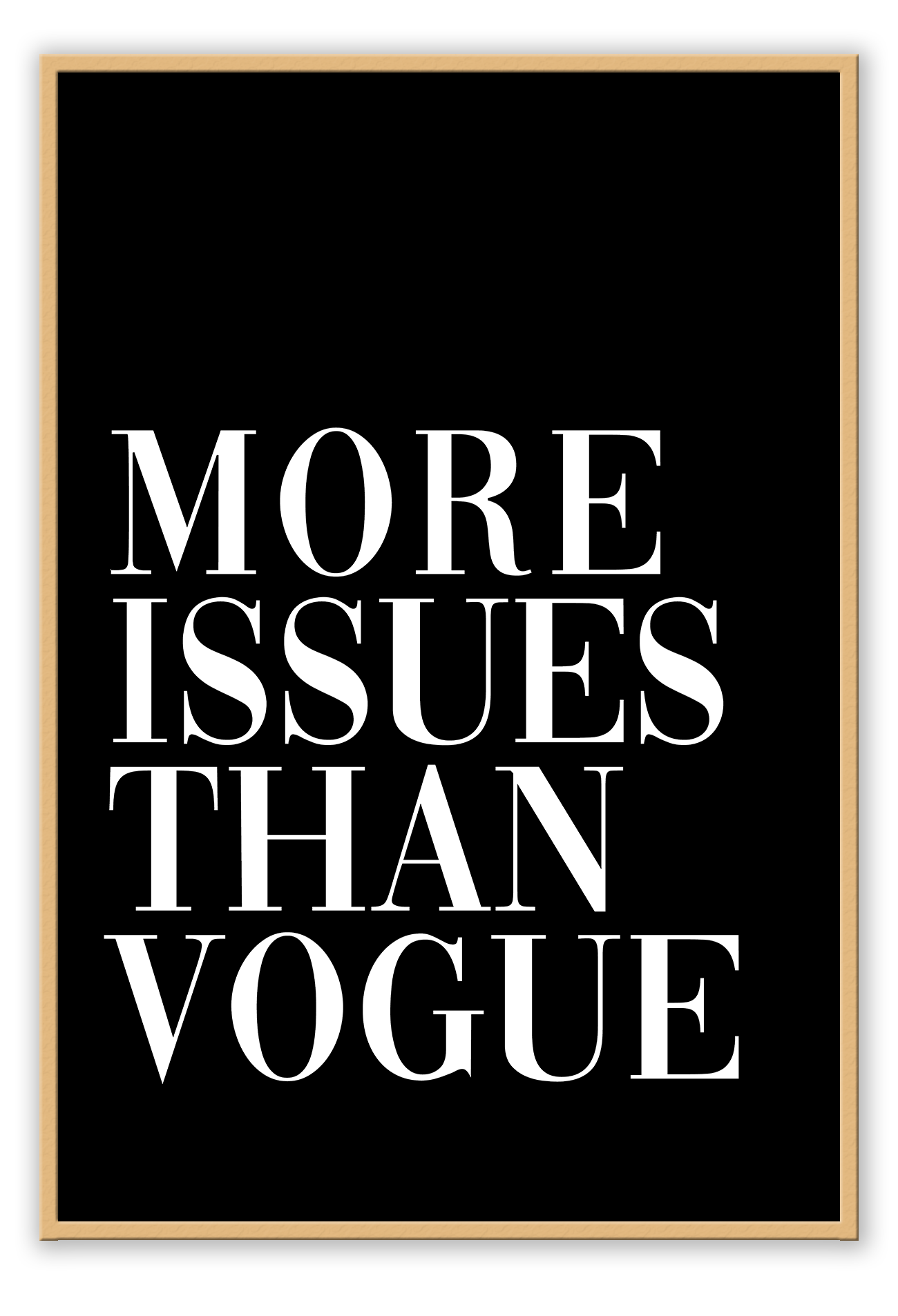 More Issues than Vogue Black