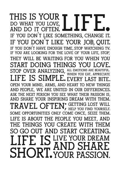 Holstee Manifesto