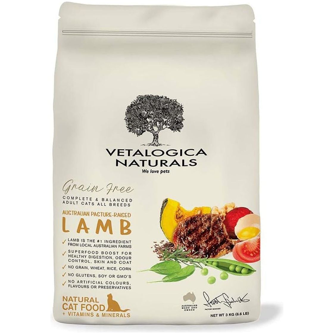 Naturals Grain Free Lamb Adult Dry Dog Food 3 Kg