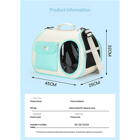 Navy blue Colors Pet Carrier Backpack, Breathable Cat Carrier Backpack with Transparent Window, Airline Approved Dog Backpack Carrier for Small Dogs and Cats, Travel Hiking Camping