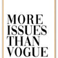 More Issues than Vogue White