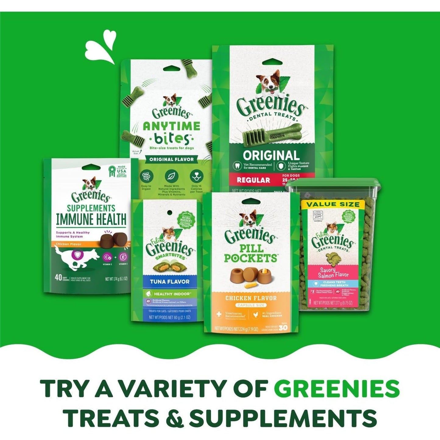 Original Flavour Dental Treat for Teenie Breed Dogs, 1 Kg