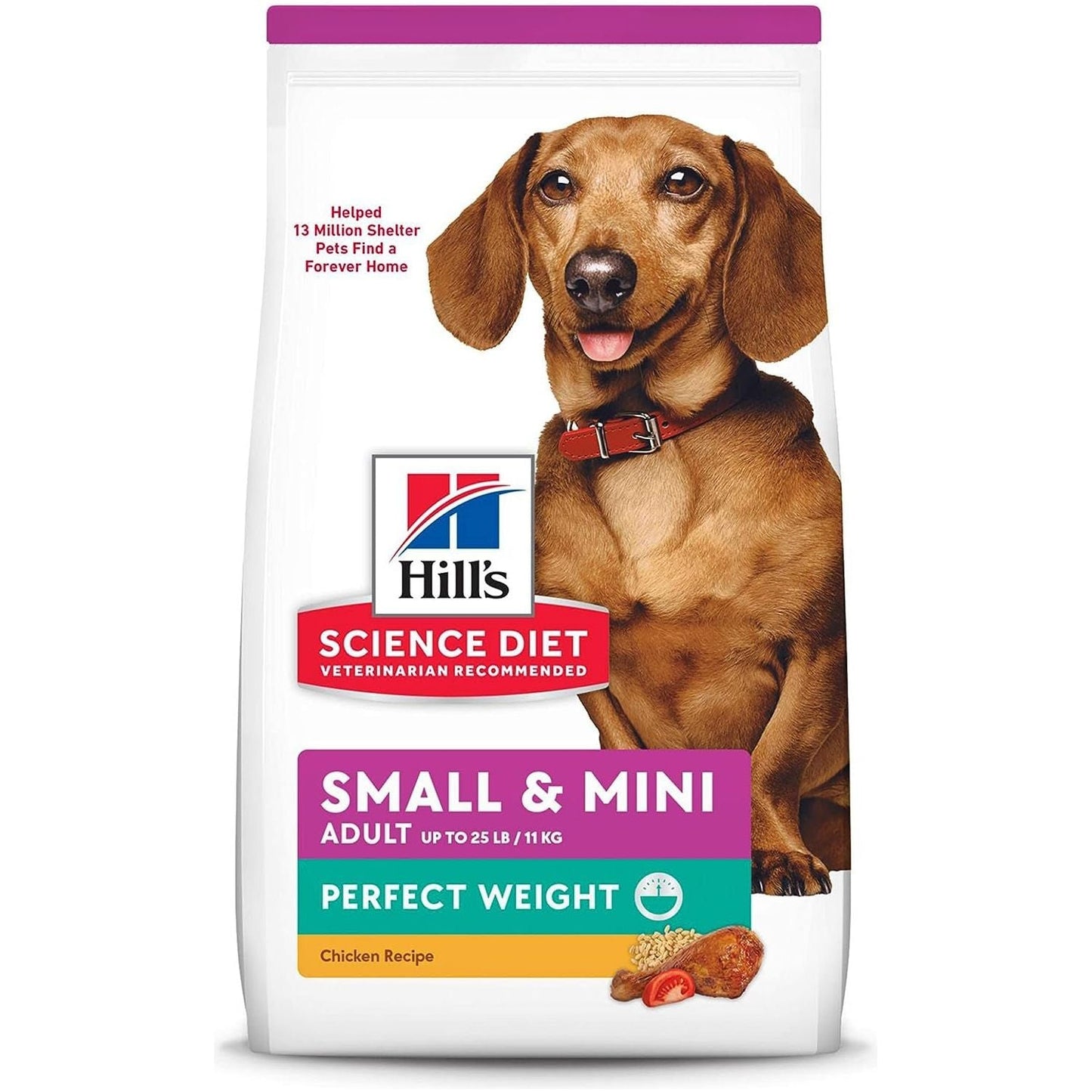 Perfect Weight Adult Small & Mini Breed Chicken Recipe Dry Dog Food 5.67 Kg