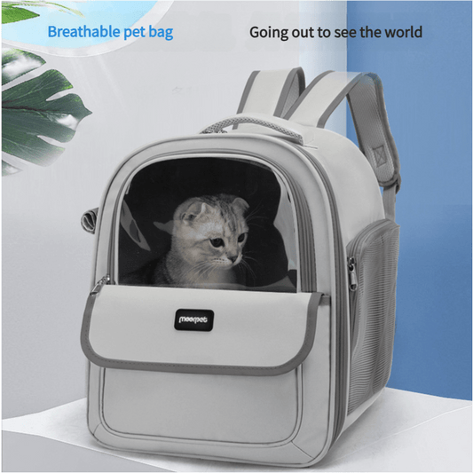 Pink Pet Carrier Backpack - Space Capsule Design for Cats & Small Dogs
