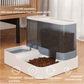 Pink Pet Feeder 3L Automatic Cat Feeder and Water Dispenser - Hassle-Free Hydration and Feeding