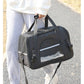 Portable Pet Bag for Small Dogs and Cats - Black Travel Tote with Pet Mat (44x25x28cm)