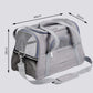 Portable Pet Bag for Small Dogs and Cats - Purple Travel Tote with Pet Mat (44x25x28cm)