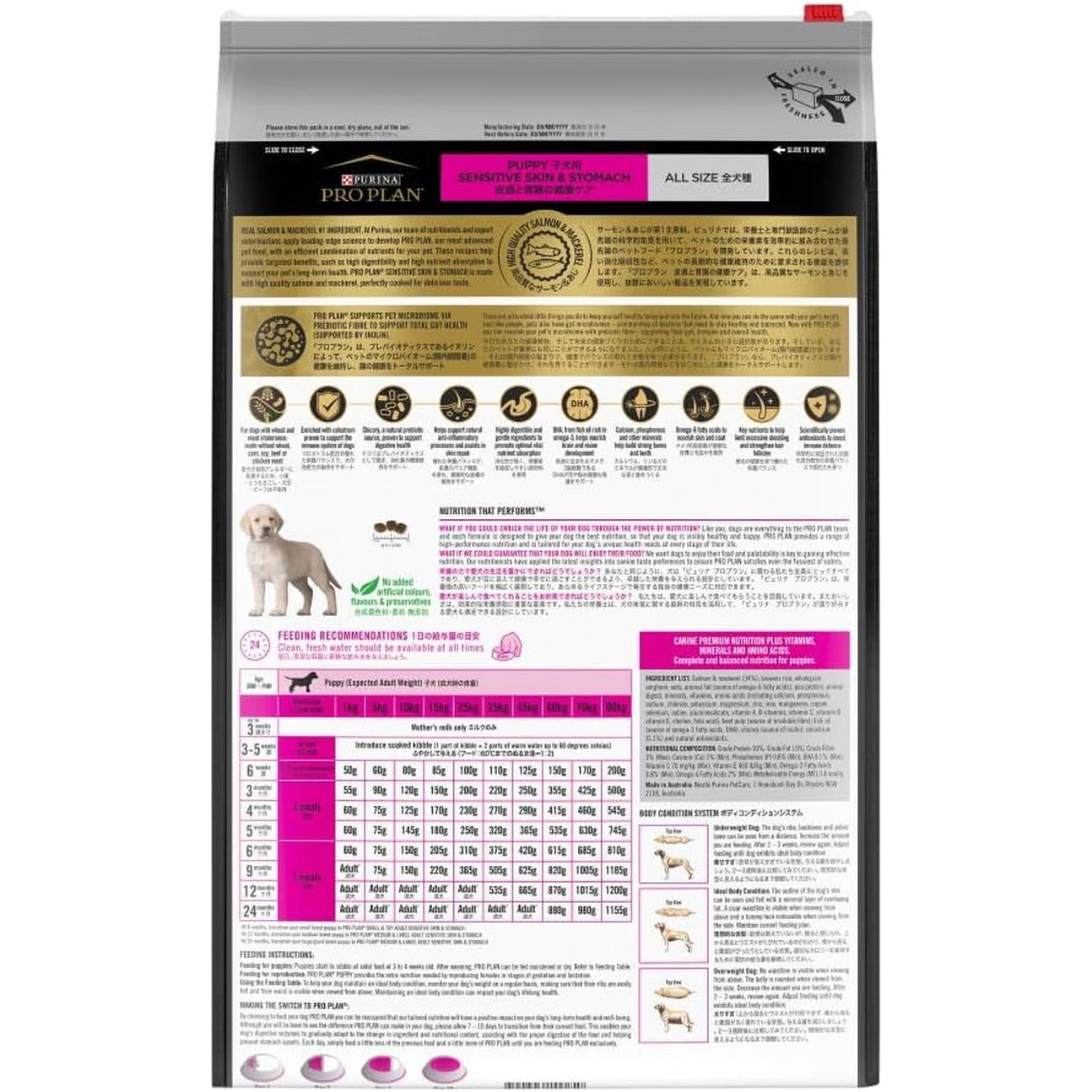 PRO PLAN Puppy Dry Dog Food Salmon and Mackerel 3Kg