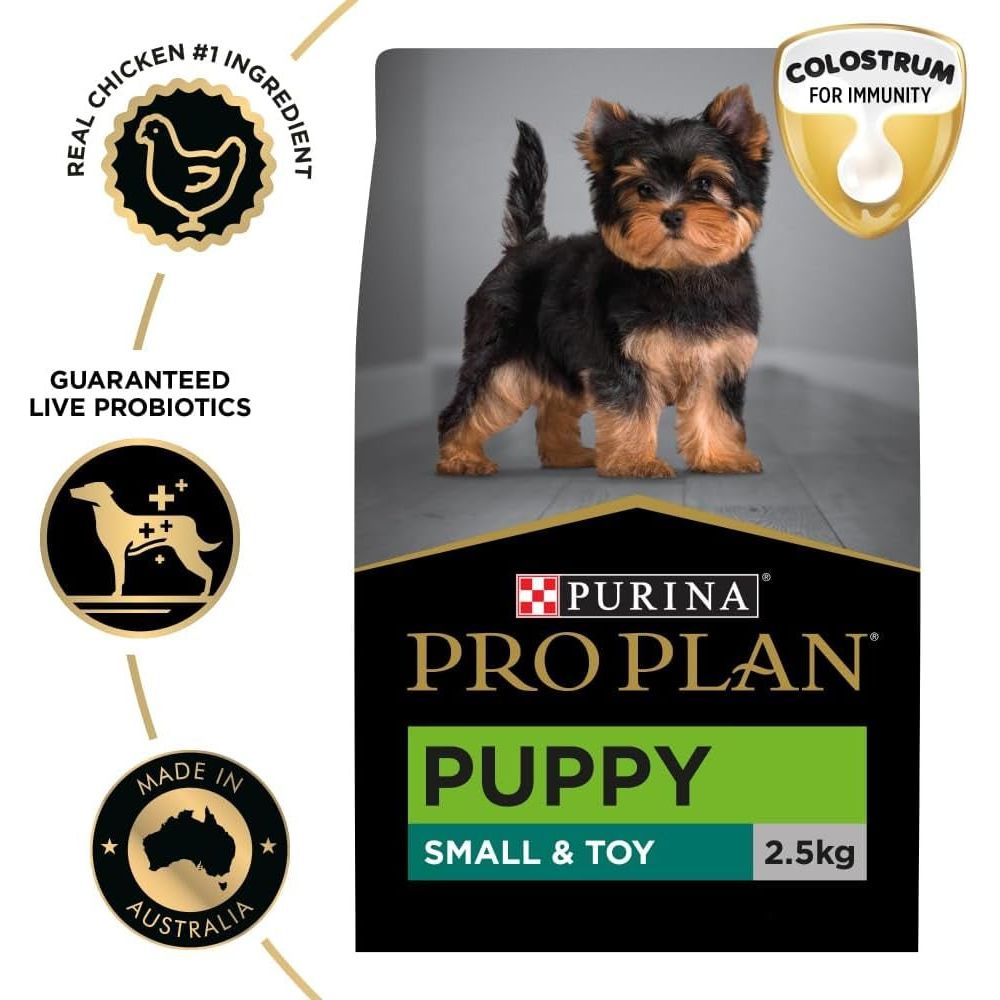 PRO PLAN Puppy Dry Dog Food Small and Toy Breeds Chicken 2.5Kg