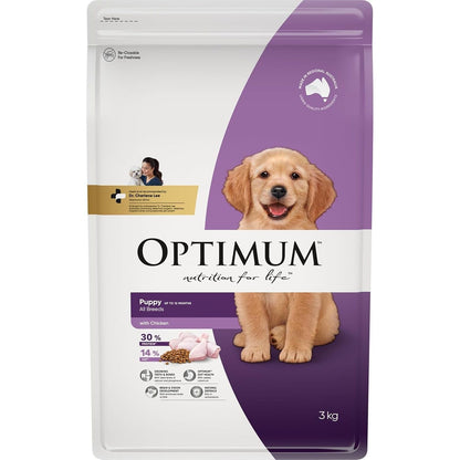 Puppy All Breed Dry Dog Food with Chicken 3Kg Bag, 4 Pack